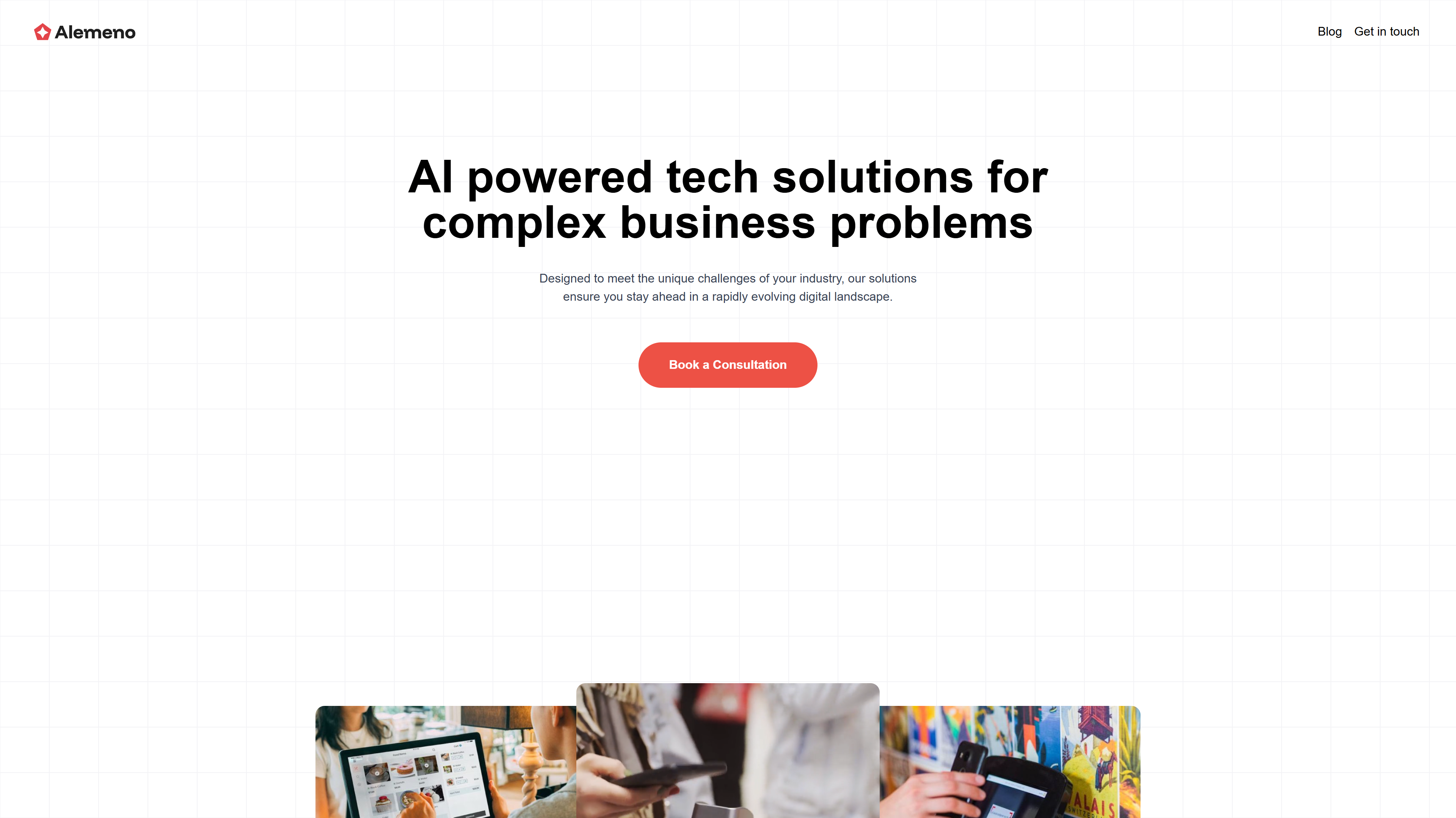 Alemeno — mobile experience by SideSwitch