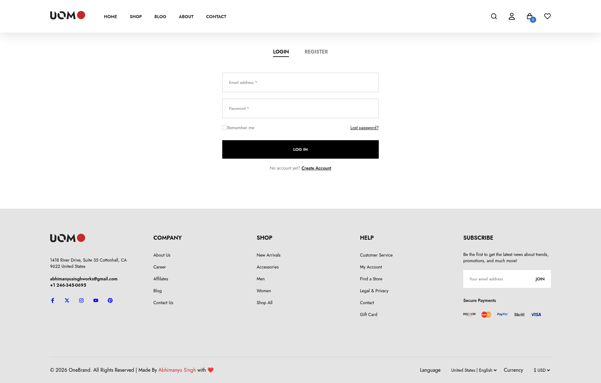 One Brand — design detail by SideSwitch